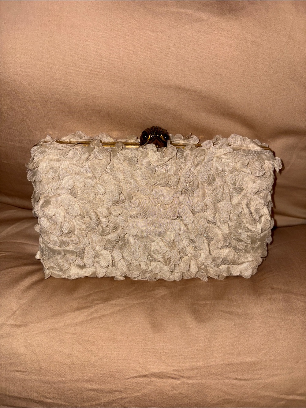 Kurt Geiger London Crystal Floral Applique Kensington Clutch/Crossbody NWT